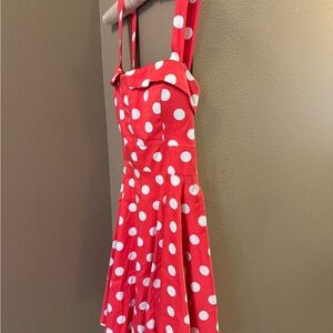Polka Dot Pink Mini Dress